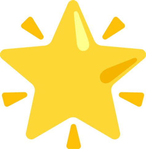 81 Star Emoji Png Transparent Free Download 4kpng