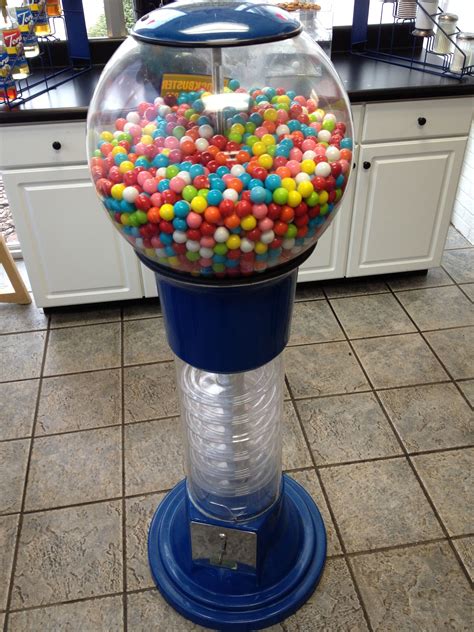 Back Side Of Our Spiral Gumball Machine For Only 250 With Fifty