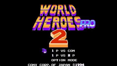 World Heroes 2 Pro Famicom Bootleg Youtube