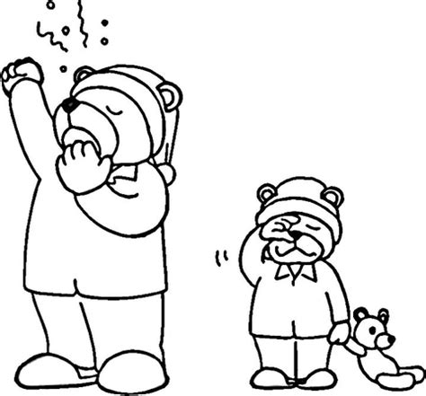 Article by best coloring pages. Hibernating Bear coloring page | SuperColoring.com