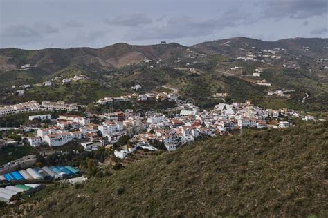 Villaggio Di Benagalbon A Malaga Spagna Fotografia Stock Immagine Di