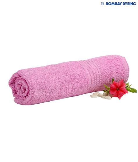 Bombay Dyeing Tulip Deep Pink Bath Towel Buy Bombay Dyeing Tulip Deep