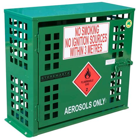 You can store up to 48 cans (10″ tall) on two sliding shelves that slide out for easy access. Aerosol Storage Cabinet - Small - iQSafety