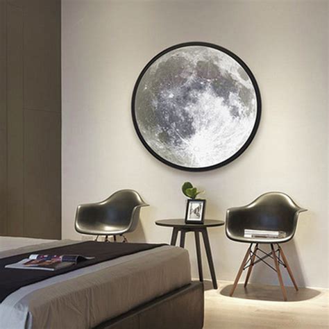This Mirror Turns Into An Illuminated Moon Night Light When It Gets Dark