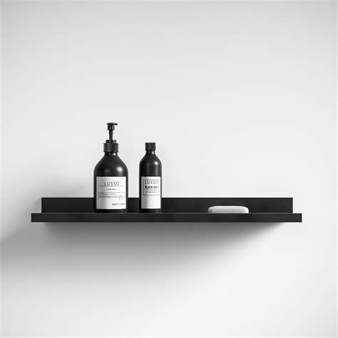 Bathroom Shelf Matte Black Everything Bathroom