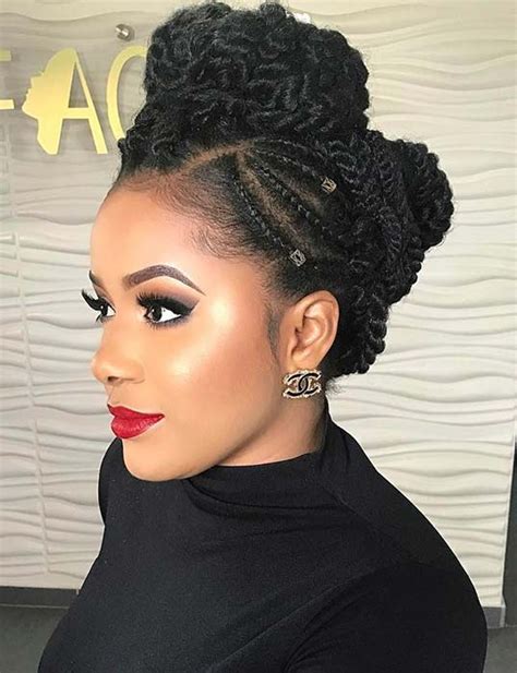 Beautiful Braided Updos For Black Hair Page Of Alai