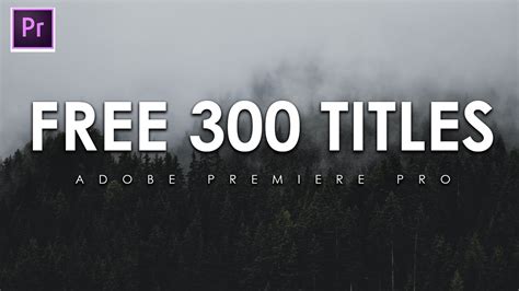 10 Free Titles Clean Premiere Pro Templates Mogrt Trends Logo
