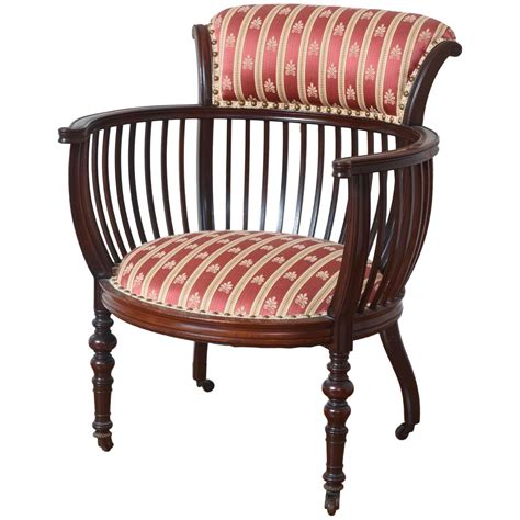 We did not find results for: Antique Barrel Back Occasional Chair, Finely Carved with ...