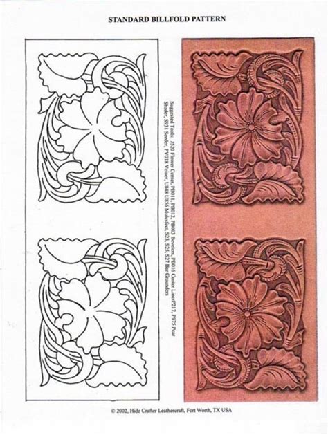 Beginner Printable Leather Tooling Patterns