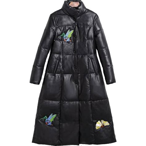 Winter Jacket Women Clothes 2019 Genuine Leather Duck Down Jacket Women