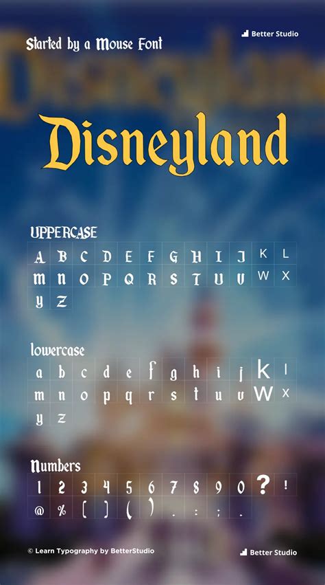 Disneyland Font Download Free Font And Logo