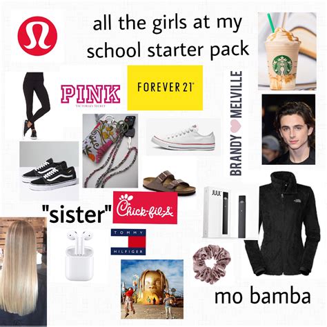 All The Girls At My School Starter Pack Rstarterpacks