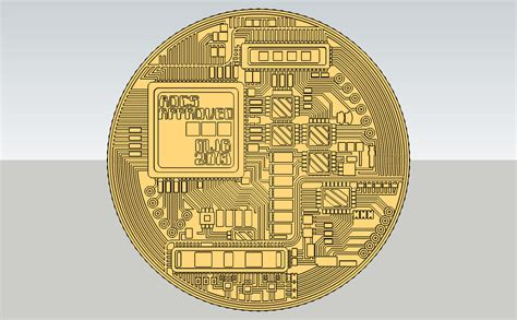 3d Bitcoin Coin Model Turbosquid 1370149