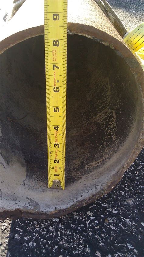 18 Ft Cast Iron Soil Pipe Culvert Pipe