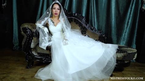 Mistress Youko Wedding Dressed Mistress Controls You Handpicked Jerk Off Instruction JOI