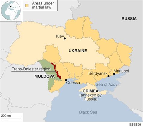 Ukraine Bars Russian Men Aged 16 60 From Entry Bbc News