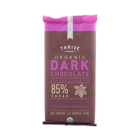 Organic Paleo Dark Chocolate 85 Thrive Market