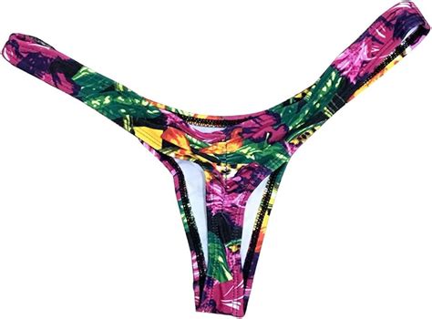 Glvsz Womens Thong Bikini Bottom Swimwear Swim Shorts Briefs Cheeky Ruched Hipster