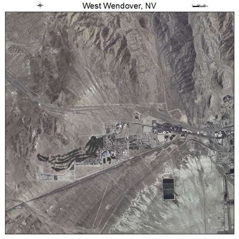 Aerial Photography Map Of West Wendover Nv Nevada