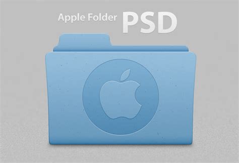 Apple Folder Psd Template By Heliogon On Deviantart Folder Psd Psd
