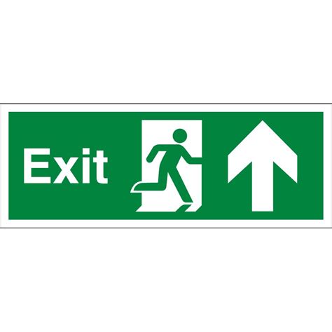 Exit Arrow Up Signs From Key Signs Uk