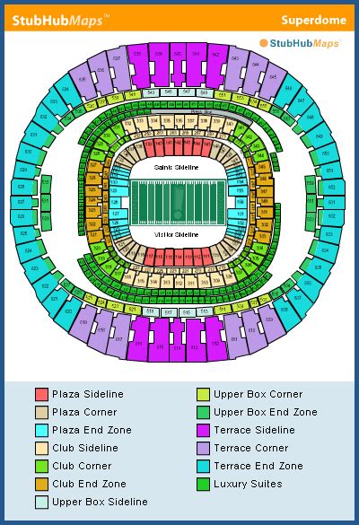 Mercedes Benz Superdome Seating Chart Pictures Directions And