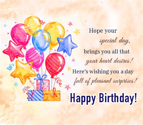 Please search through all our categories. Wishing You A Very Special Birthday! Free Happy Birthday ...