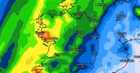 Ireland Weather Met Eireann Predict Wet Weekend As Five Counties Face Rainfall Warning Irish