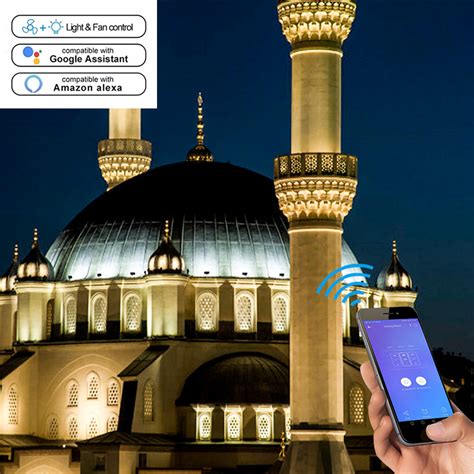 Islam Muslim Mosque Lighting Project Wireless Switch Smart Life App
