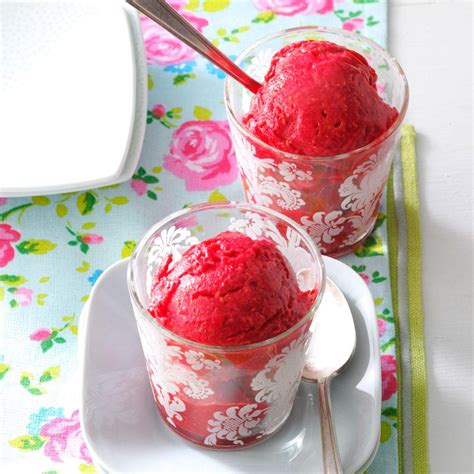 Raspberry Sorbet Recipe How To Make It Taste Of Home