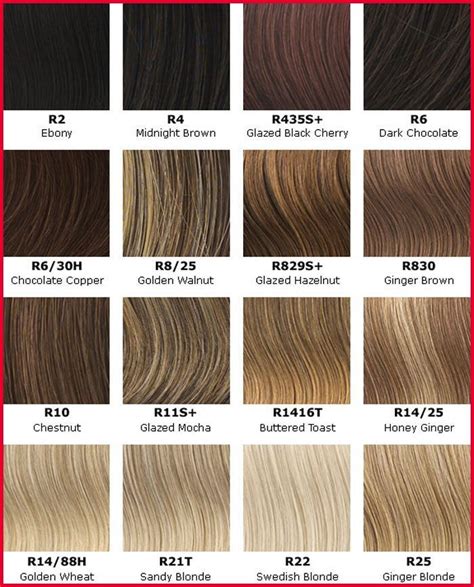 Light Ash Blonde Hair Color Chart