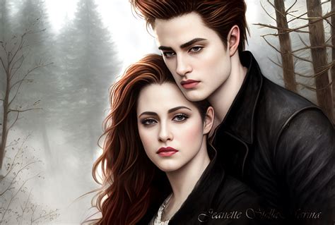 Bella Swan And Edward Cullen Twilight By Jeanettestellamarina On Deviantart