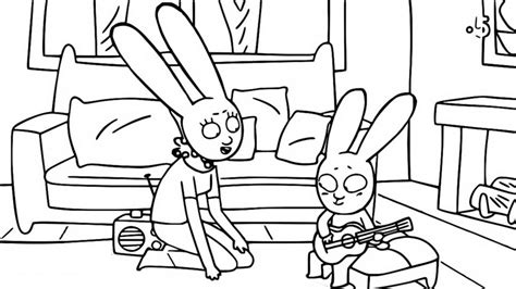 Simon Lapin Coloriage