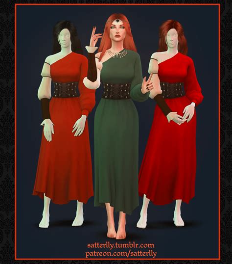 Sims 4 Elven Dress Zentha Micat Game