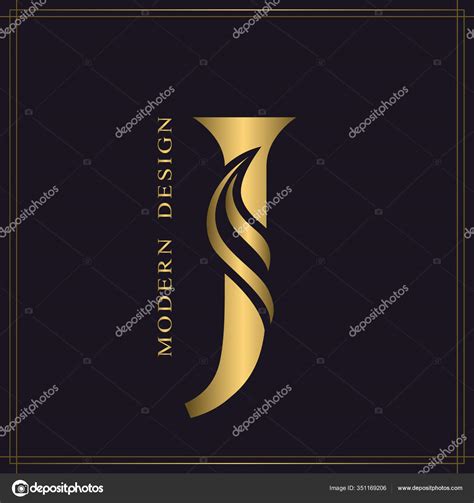 Elegant Capital Letter Graceful Royal Style Calligraphic Beautiful Logo