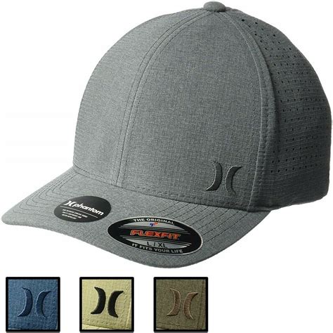Hurley Mens Phantom Ripstop Flex Fit Hat Cap Hubient Shop