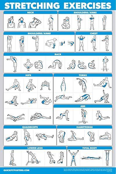 Quickfit Bodyweight Workout Exercise Poster Body Weight Workout Chart