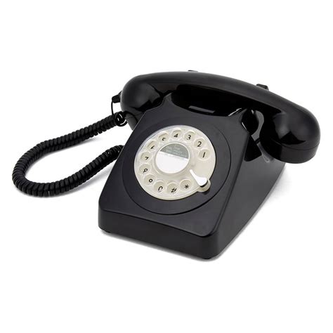Gpo Retro 746 Rotary Dial Telephone Black Buy Online Mankind