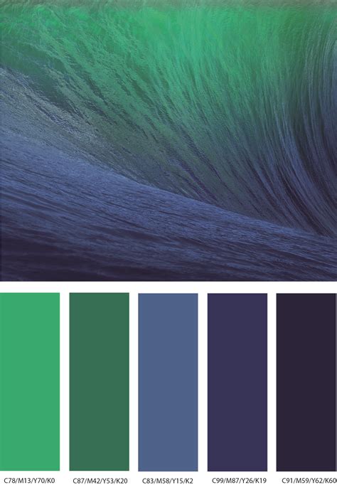 A Rich Range Of Color From Fluorescent Green To Very Dark Blue