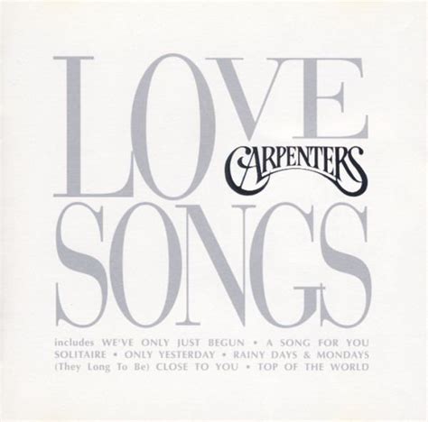 Carpenters Love Songs 1997 Cd Discogs