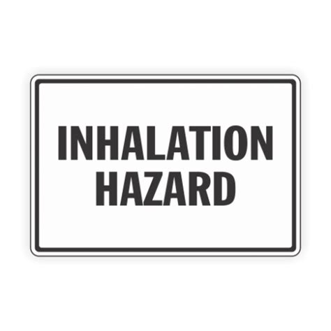 Inhalation Hazard Sign Devco Consulting