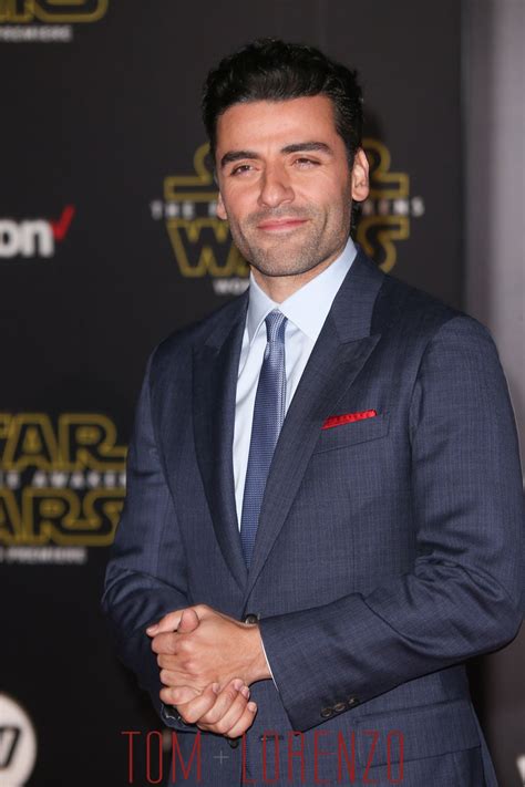 Oscar Isaac At The Star Wars The Force Awakens La Premiere Tom