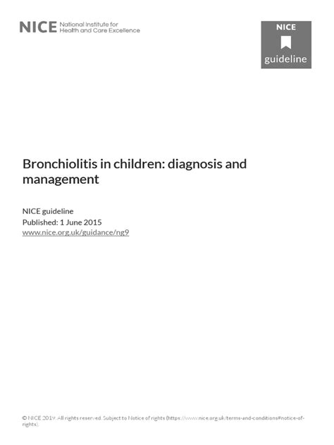 Bronchiolitis In Children Diagnosis And Management Pdf 51048523717