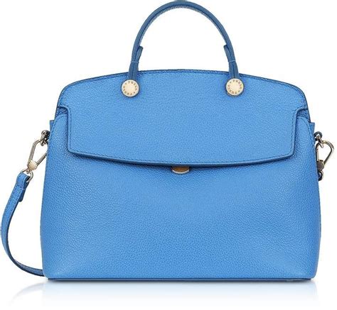Furla Celeste Leather My Piper Small Satchel Leather Bags Satchel Bags