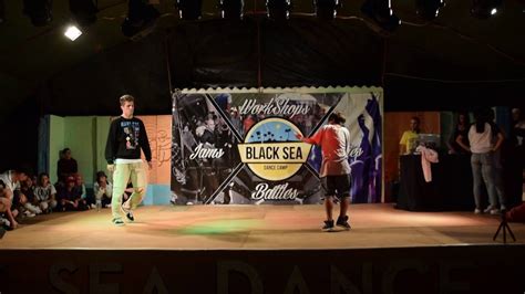 black sea dance camp 2016 hip hop battle mircea vs capy youtube