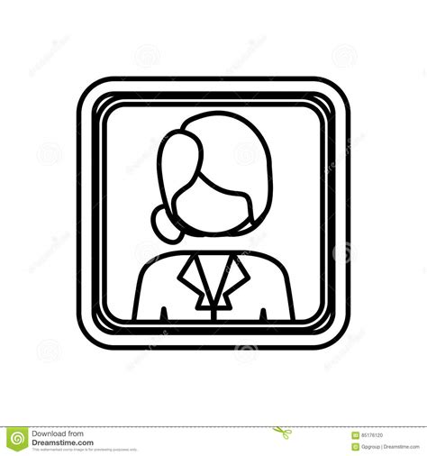 6,000+ vectors, stock photos & psd files. Contour Square Border With Silhouette Half Body Collected ...