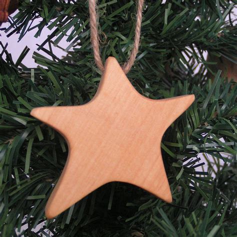 Wooden Star Tree Decoration Wooden Christmas Tree Decorations Wooden