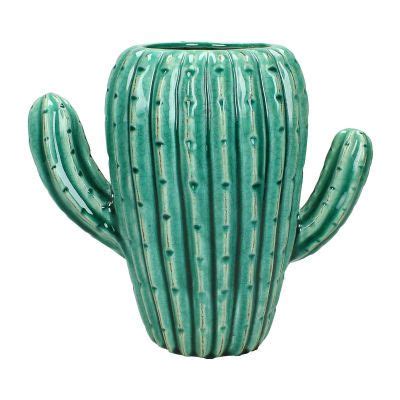 Koop jouw nieuwe plantenbak voor binnen online of kom langs in de winkel. Vaas cactus - petrol - 23 cm | Da's leuk van Xenos | Vazen ...