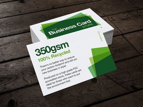 Networking doesn't have to be wasteful. 350gsm Recycled Business Cards | The Business Card Store ...