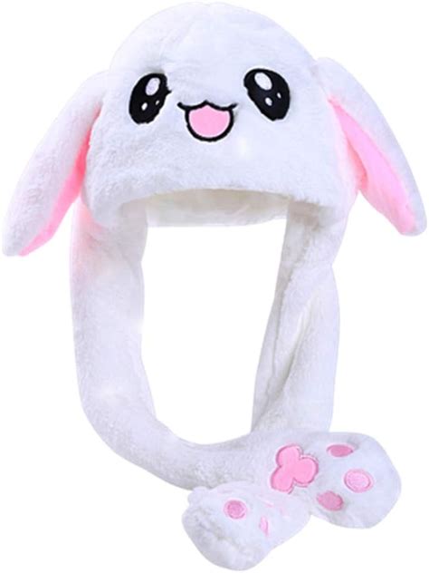 Tiktok Bunny Toys Cute Rabbit Hat Movable Ears Cap Cosplay